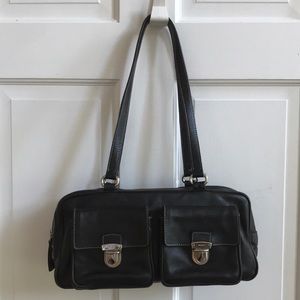 Prada Black Nappa Leather Shoulder Bag